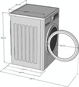 Стирально-сушильная машина Korting KWD 48IT1496 фото 3