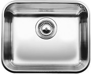 Мойка Blanco Gamma 420-U клапан-автомат нержавеющая сталь фото 3