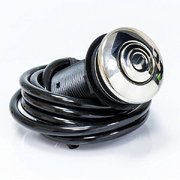 Пневмокнопка InSinkErator с сильфоном в новом стиле, хром (Air Switch Button&Bellow (New Style) Chrome)