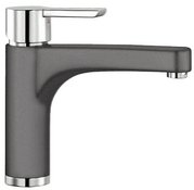Смеситель Blanco Pylos chrome/Silgranit темная скала Смеситель Blanco Pylos chrome/Silgranit темная скала