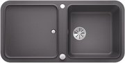 Мойка Blanco YOVA XL 6S SILGRANIT клапан-автомат InFino® темная скала фото