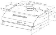 Вытяжка Faber 741 BASE BK A50 фото 2