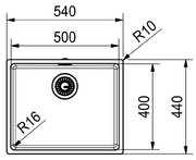 Мойка Franke FEX 210-50 сталь фото 4