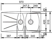 Мойка Franke MIG 651 сахара фото 3