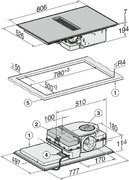 Варочная панель с вытяжкой Miele KMDA 7272 FR-U фото 4