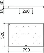 Индукционная варочная панель Barazza 1PKC80N фото 4