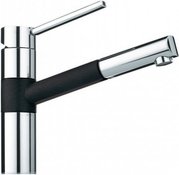 Смеситель Франке Landy 350 выдвижной шланг хром/оникс фото Смеситель Franke Landy 350 выдвижной шланг хром/оникс фото