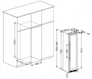 Винный шкаф Meyvel MV106-KST2 Узкий (Slim) фото 4