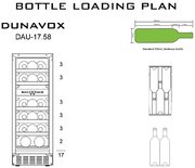 Винный шкаф Dunavox DAU-17.58DB фото 4