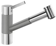 Смеситель Blanco Tivo-S chrome/Silgranit алюметаллик Смеситель Blanco Tivo-S chrome/Silgranit алюметаллик