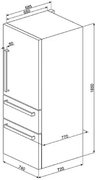 Холодильник SMEG FT41BXE фото 3 Холодильник SMEG FT41BXE фото 3