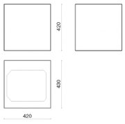 Вытяжка Falmec Rubik isola 43 (450) (с системой E.ion) ECP white фото 3