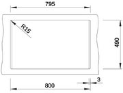 Мойка BLANCO DALAGO 8 Silgranit черный, клапан-автомат фото 4 Мойка BLANCO DALAGO 8 Silgranit черный, клапан-автомат фото 4