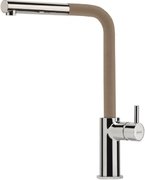 Смеситель Franke Neptune Style выдвижной шланг хром/миндаль Смеситель Franke Neptune Style выдвижной шланг хром/миндаль