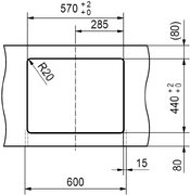 Мойка Franke BCX 110-55 TL сталь фото 4