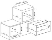Компактный многофункциональный духовой шкаф Smeg SF4390MCX фото 2