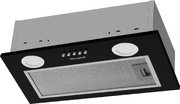 Встраиваемая вытяжка Weissgauff Aura 456 PB Black Glass