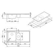 Мойка Смег LL102S фото 2 Мойка Smeg LL102S фото 2