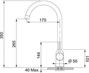 Смеситель Франке Pola Neo графит фото 4 Смеситель Franke Pola Neo графит фото 4