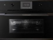 Компактный духовой шкаф с микроволнами Kuppersbusch CBM 6350.0 S6 Black Steel