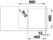 Мойка BLANCO ZIA 45 S Compact Silgranit антрацит фото 3