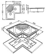 Мойка Смег SP2A фото 2 Мойка Smeg SP2A фото 2