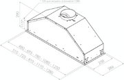 Встраиваемая вытяжка Pando GTI/510 NEGRO V.1050 ECO SEC PLUS фото 2