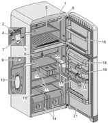 Холодильник Смег FAB50P фото 4 Холодильник Smeg FAB50P фото 4