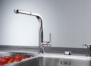 Смеситель Franke Sinos оптика нержавеющей стали, выдвижной шланг фото 2