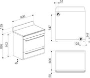 Варочный центр Smeg TR90X фото 2
