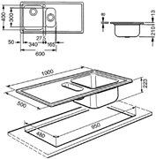 Мойка Смег LLR102 фото 2 Мойка Smeg LLR102 фото 2