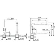 Смеситель Франке 311 хром фото 3 Смеситель Franke 311 хром фото 3