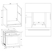 Электрический духовой шкаф Korting OKB 370 CMB фото 4