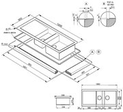 Мойка Смег LQR100F-2 фото 3 Мойка Smeg LQR100F-2 фото 3