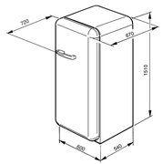 Холодильник Смег CVB20RO фото 4 Холодильник Smeg CVB20RO фото 4