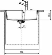 Мойка Франке UBG 610-72 снежно-белый фото 3 Мойка Franke UBG 610-72 снежно-белый фото 3