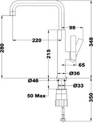 Смеситель Тека FOT 994 CHROME фото 4 Смеситель Teka FOT 994 CHROME фото 4