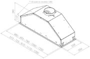 Встраиваемая вытяжка Pando GTI/725 INOX V.1050 ECO SEC PLUS фото 4