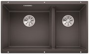 Мойка Бланко SUBLINE 430/270-U с отводной арматурой InFino® темная скала фото Мойка Blanco SUBLINE 430/270-U с отводной арматурой InFino® темная скала фото