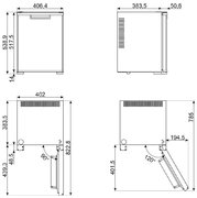 Минибар Смег MTE40 фото 4 Минибар Smeg MTE40 фото 4