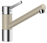 Смеситель Blanco Tivo chrome/Silgranit песочный Смеситель Blanco Tivo chrome/Silgranit песочный