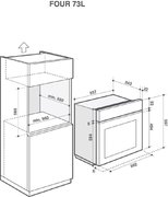 Встраиваемый духовой шкаф Brandt BOP7537B фото 3