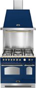 Вытяжка Lofra DOLCEVITA 90 BLUE & BRASS фото 4