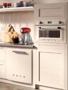 Компактный духовой шкаф с пароваркой Smeg SF4920VCP фото 3