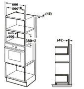 Встраиваемая микроволновая печь Brandt BMG2115X фото 4