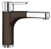 Смеситель Blanco Pylos-S chrome/Silgranit шампань фото 2