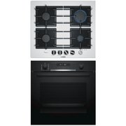 Bosch (варочная панель PPP6A2M90R + духовой шкаф HBA578BB0)