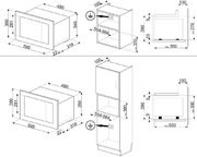 Встраиваемая микроволновая печь Smeg FMI120B3 фото 3