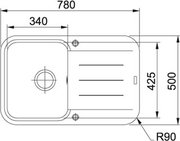Мойка Франке PBG 611-78 ваниль фото 2 Мойка Franke PBG 611-78 ваниль фото 2