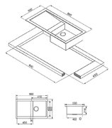Мойка Смег LQ861S фото 2 Мойка Smeg LQ861S фото 2